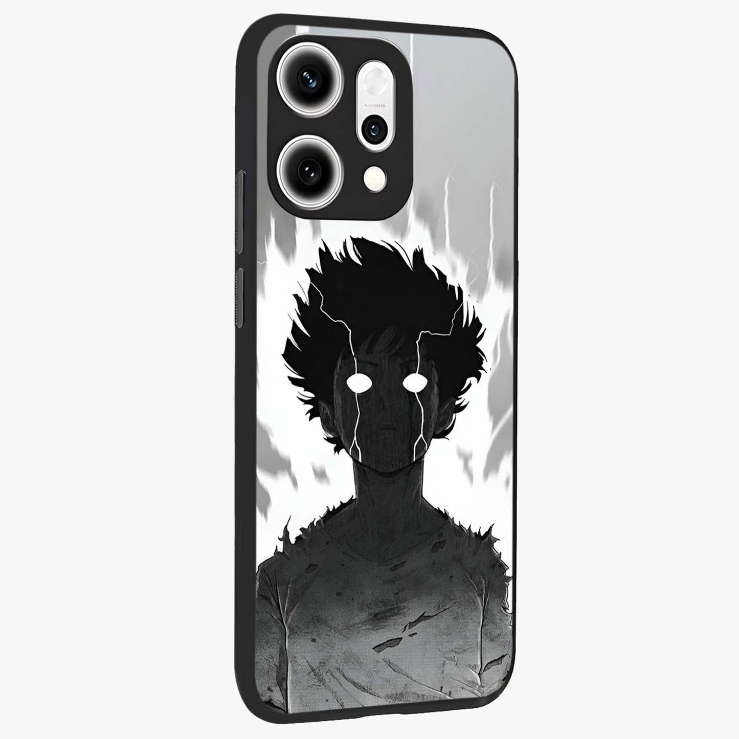 Awakened Inner Rage Glass Case upright view showcasing dramatic artwork with strong expressive aesthetic.