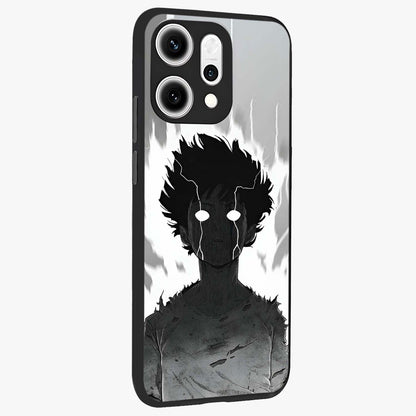 Awakened Inner Rage Glass Case upright view showcasing dramatic artwork with strong expressive aesthetic.