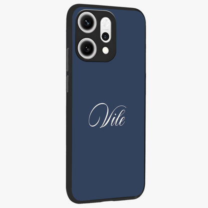 Blue Vintage Floral Pattern Glass Case displayed in angled mockup highlighting classic blue floral pattern and retro aesthetic design.