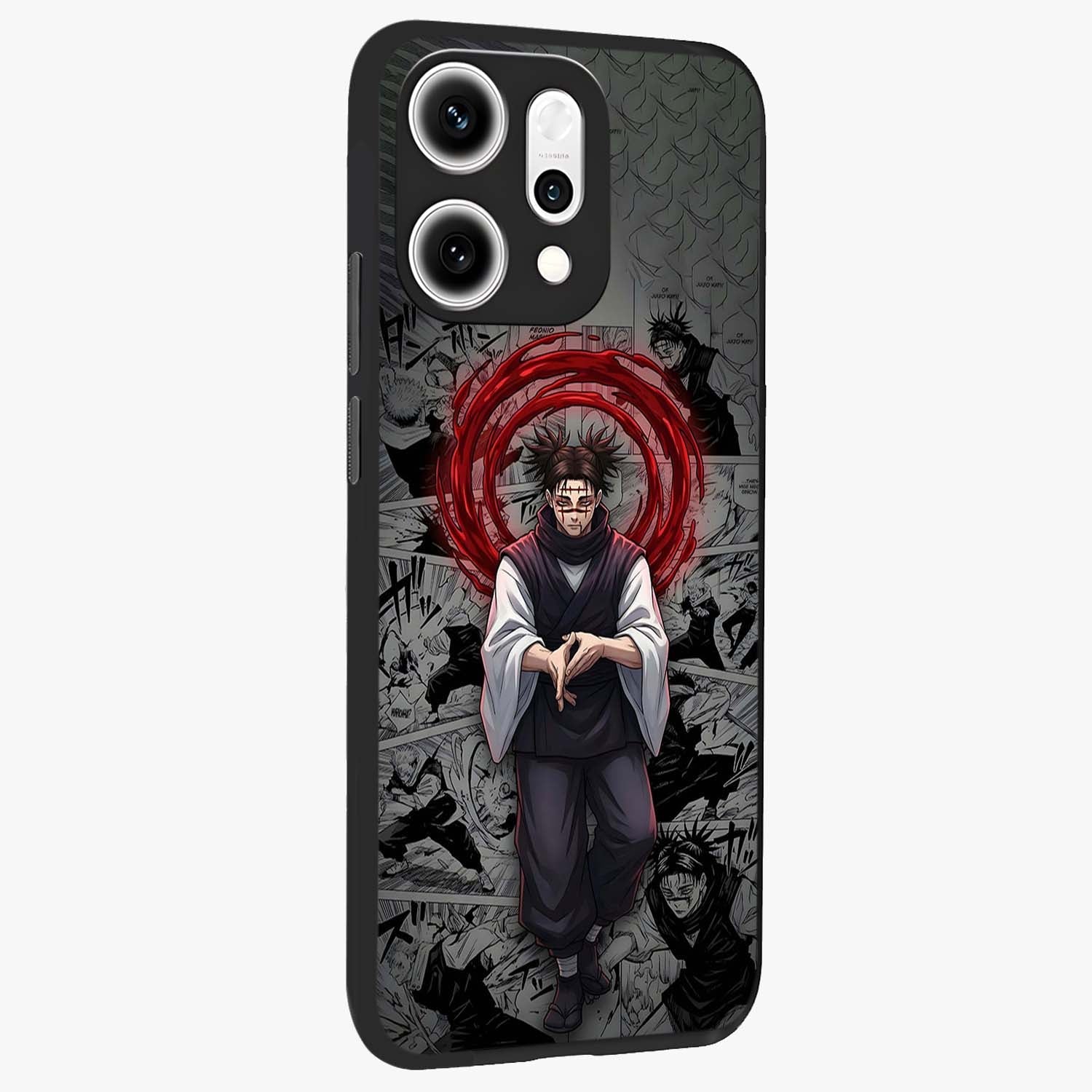 Cursed Ritual Ascension Glass Case upright view showcasing powerful ascension artwork with dark fantasy theme.
