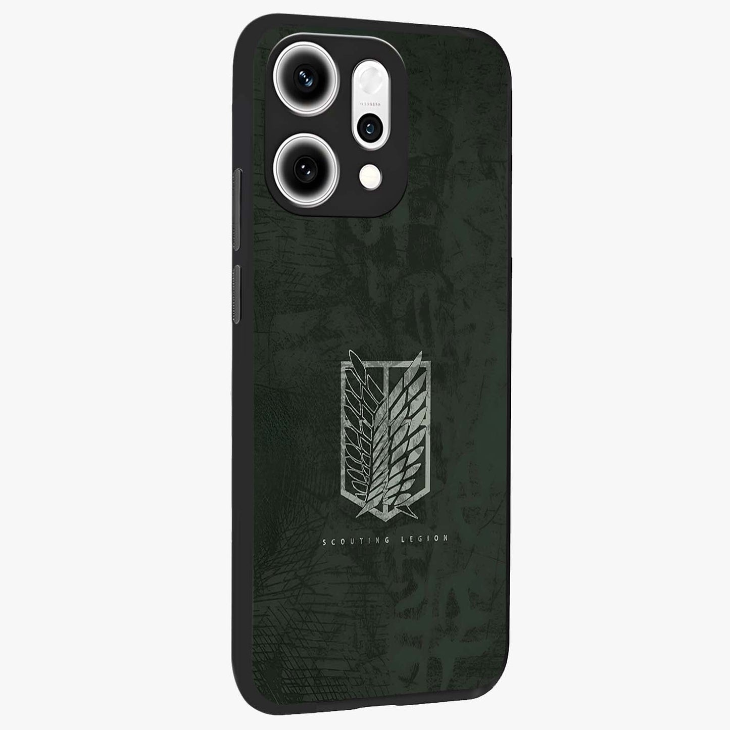 Wings Of Freedom Glass Case upright view showcasing powerful wings artwork with freedom themed design.