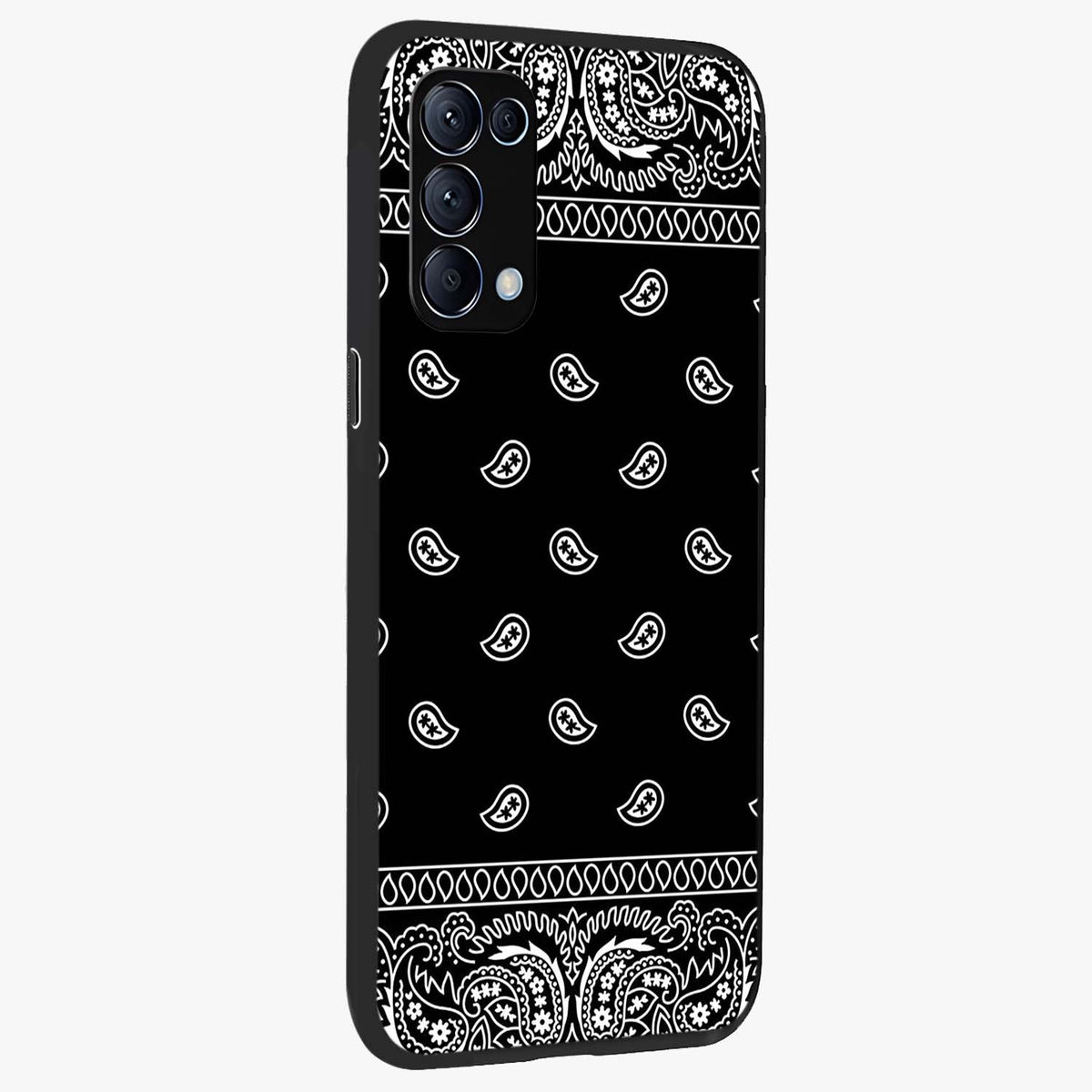 Retro Rebel Threads Glass Case upright view showcasing stylish vintage artwork with bold retro theme.