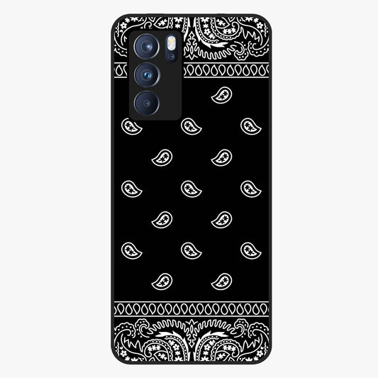 Retro Rebel Threads Glass Case showing flat back view with vintage street style artwork and glossy glass finish.