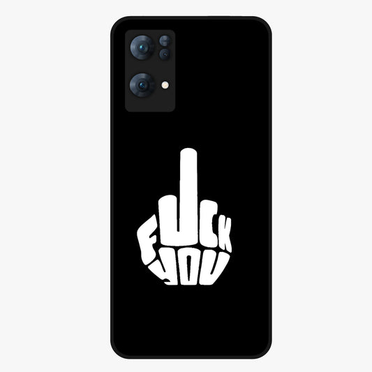 Rebel Mode On Glass Case showing flat back view with bold rebellious typography artwork and glossy glass finish.