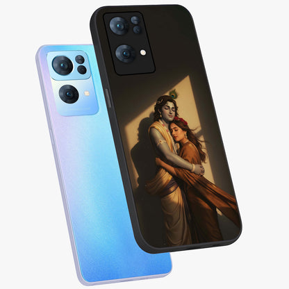 Divine Eternal Love Glass Case displayed in angled mockup highlighting elegant divine inspired design with peaceful aesthetic.