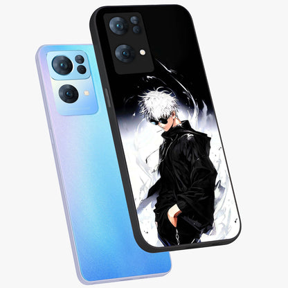 Limitless Shadow King Glass Case displayed in angled mockup highlighting dramatic dark hero design with intense aesthetic.