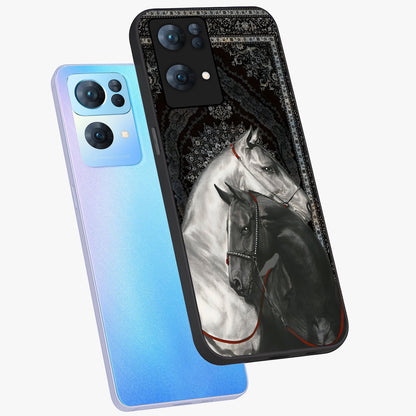 Majestic Ride Legacy Glass Case displayed in angled mockup highlighting sleek vehicle design with bold racing aesthetic.