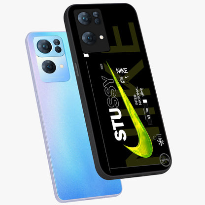 Neon Street Edition Glass Case displayed in angled mockup highlighting vibrant urban design with bold street aesthetic.