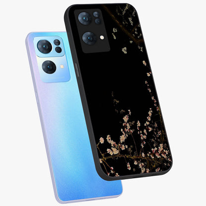 Petal Moon Light With Custom Name Glass Case displayed in angled mockup highlighting delicate petal design with custom name feature.