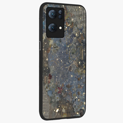 Aesthetic Astrolophia Glass Case upright view showcasing soft aesthetic theme with stylish modern look.