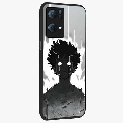 Awakened Inner Rage Glass Case upright view showcasing dramatic artwork with strong expressive aesthetic.