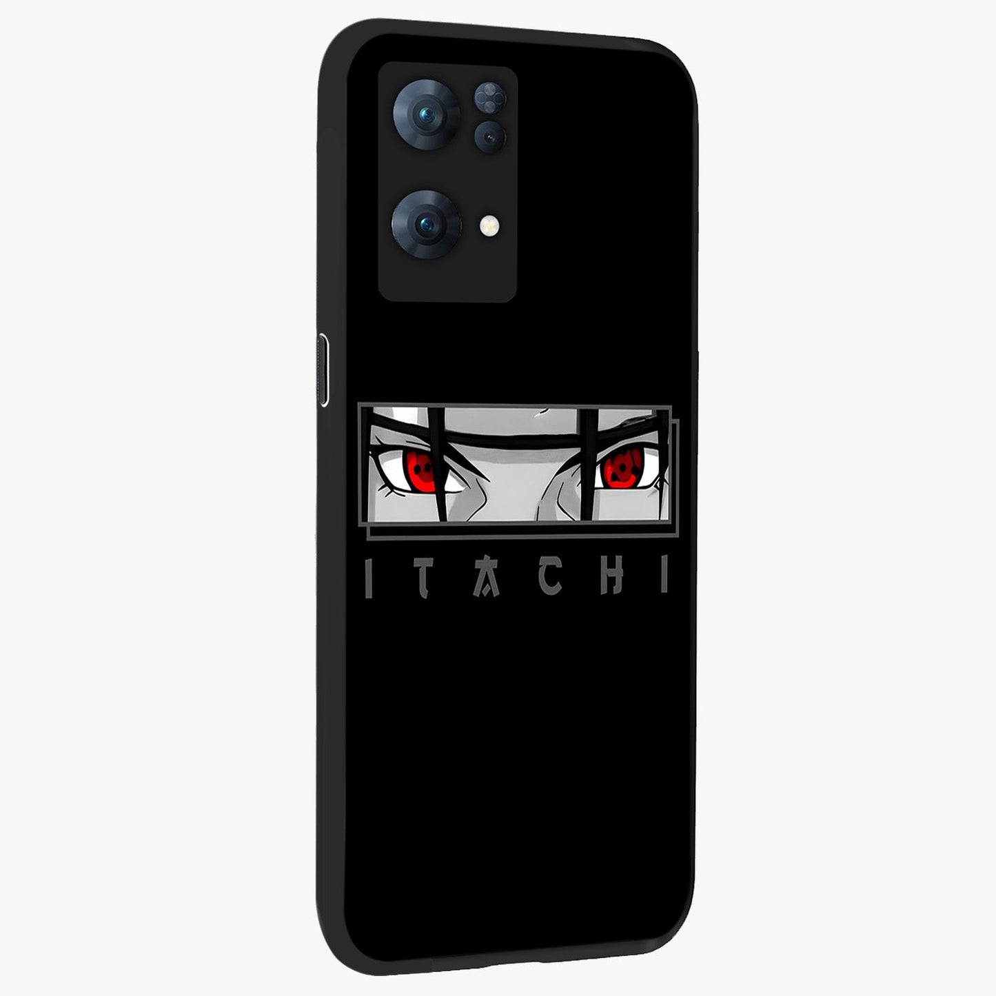 Scarlet Gaze Dominance Glass Case upright view showcasing powerful dramatic artwork with dominant artistic theme.