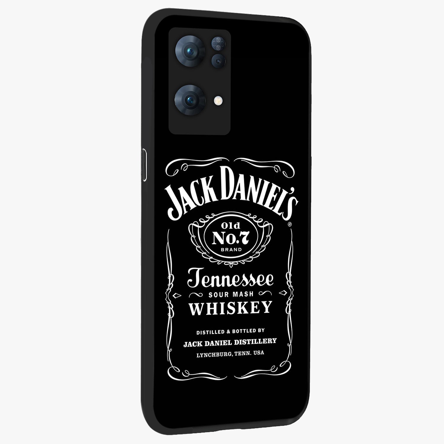 Vintage Whiskey Heritage Glass Case upright view showcasing stylish vintage whiskey artwork with timeless bar culture theme.