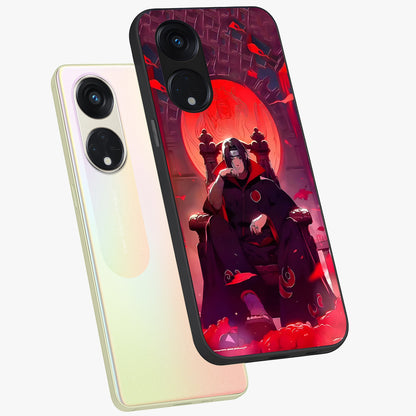 Blood Moon Sovereign Glass Case displayed in angled mockup highlighting dark celestial moon design and dramatic theme.