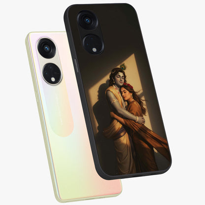 Divine Eternal Love Glass Case displayed in angled mockup highlighting elegant divine inspired design with peaceful aesthetic.