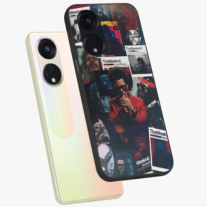 The Weeknd Glass Case displayed in angled mockup highlighting stylish pop culture inspired design with modern aesthetic.