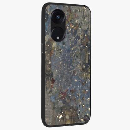 Aesthetic Astrolophia Glass Case upright view showcasing soft aesthetic theme with stylish modern look.