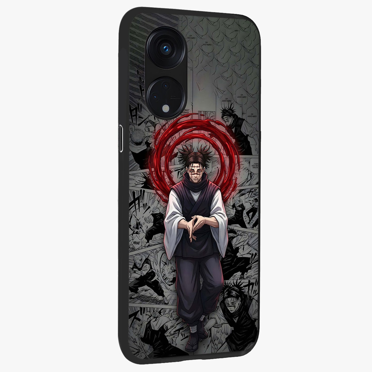 Cursed Ritual Ascension Glass Case upright view showcasing powerful ascension artwork with dark fantasy theme.
