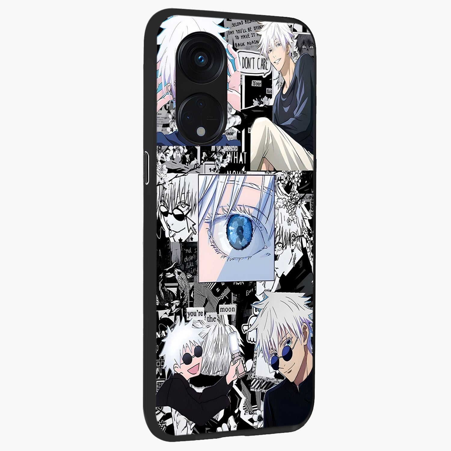 Infinity Sorcerer Chaos Glass Case upright view showcasing dramatic sorcerer artwork with chaotic mystical theme.