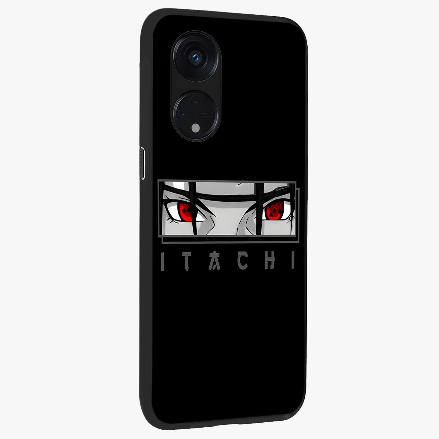 Scarlet Gaze Dominance Glass Case upright view showcasing powerful dramatic artwork with dominant artistic theme.