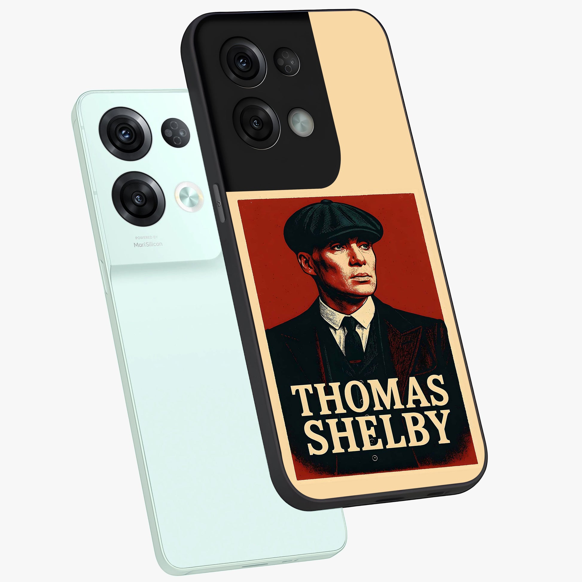 Vintage Mafia Authority Glass Case displayed in angled mockup highlighting powerful retro design with classic gangster aesthetic.