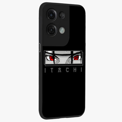 Scarlet Gaze Dominance Glass Case upright view showcasing powerful dramatic artwork with dominant artistic theme.