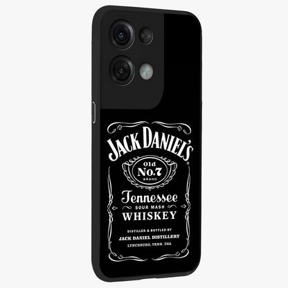 Vintage Whiskey Heritage Glass Case upright view showcasing stylish vintage whiskey artwork with timeless bar culture theme.