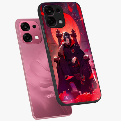 Blood Moon Sovereign Glass Case displayed in angled mockup highlighting dark celestial moon design and dramatic theme.