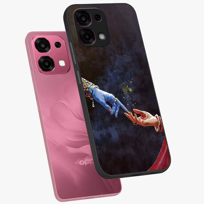 Divine Touch Eternal Glass Case displayed in angled mockup highlighting elegant divine inspired design with calm aesthetic style.