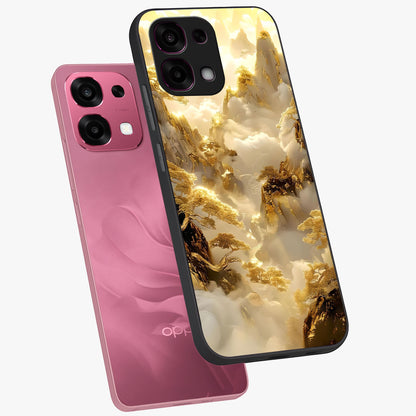 Gates Of Illumination Glass Case displayed in angled mockup highlighting radiant portal inspired design with fantasy aesthetic.