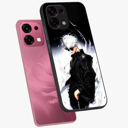 Limitless Shadow King Glass Case displayed in angled mockup highlighting dramatic dark hero design with intense aesthetic.