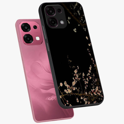 Petal Moon Light With Custom Name Glass Case displayed in angled mockup highlighting delicate petal design with custom name feature.