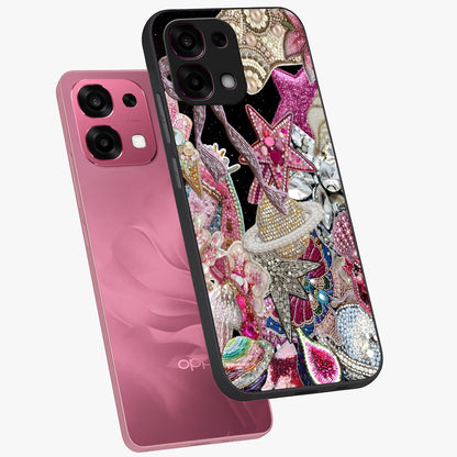 Starlit Jewel Dream Glass Case displayed in angled mockup highlighting glowing celestial jewel design with dreamy aesthetic.