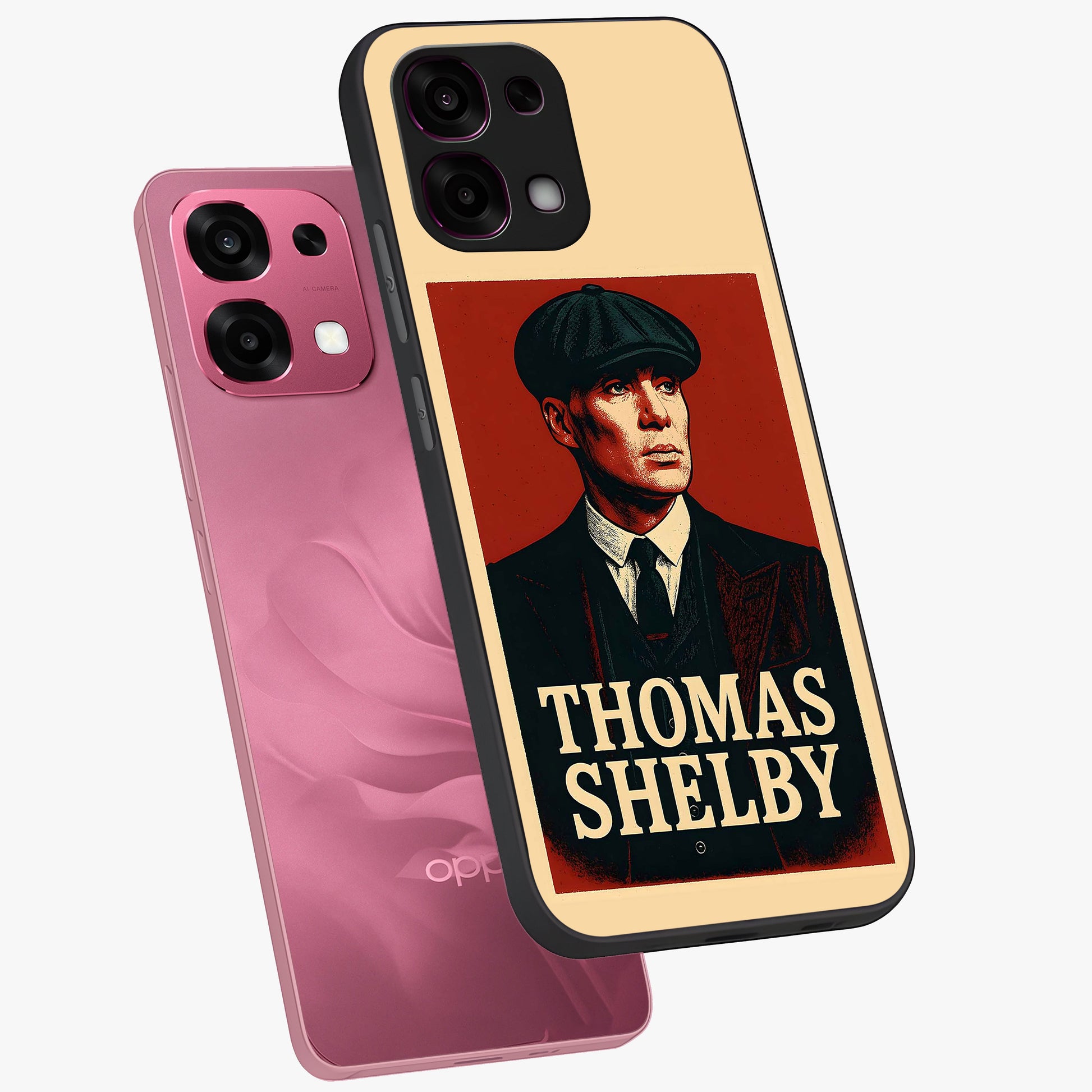 Vintage Mafia Authority Glass Case displayed in angled mockup highlighting powerful retro design with classic gangster aesthetic.