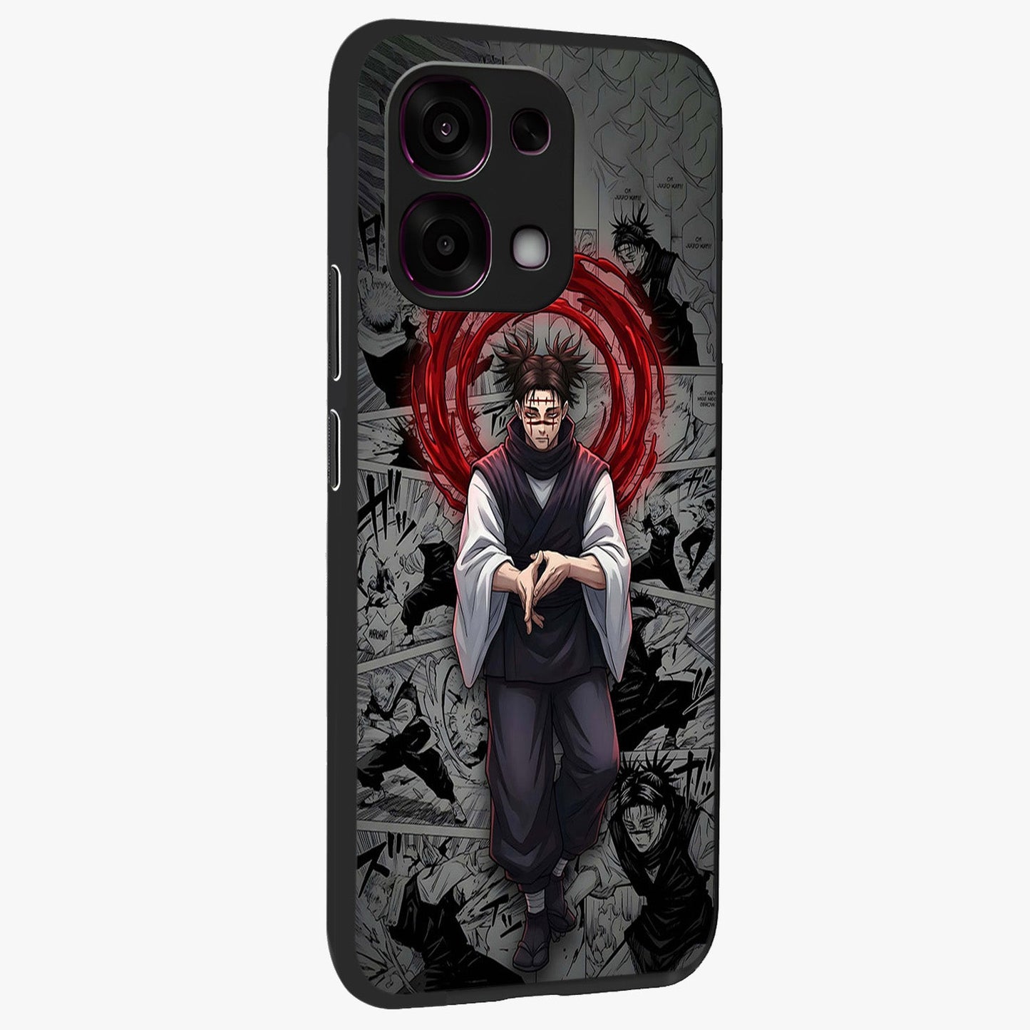 Cursed Ritual Ascension Glass Case upright view showcasing powerful ascension artwork with dark fantasy theme.