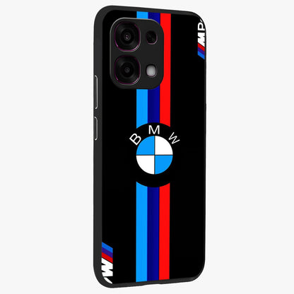 Turbo BMW Beast Glass Case upright view showcasing powerful car artwork with modern motorsport theme.
