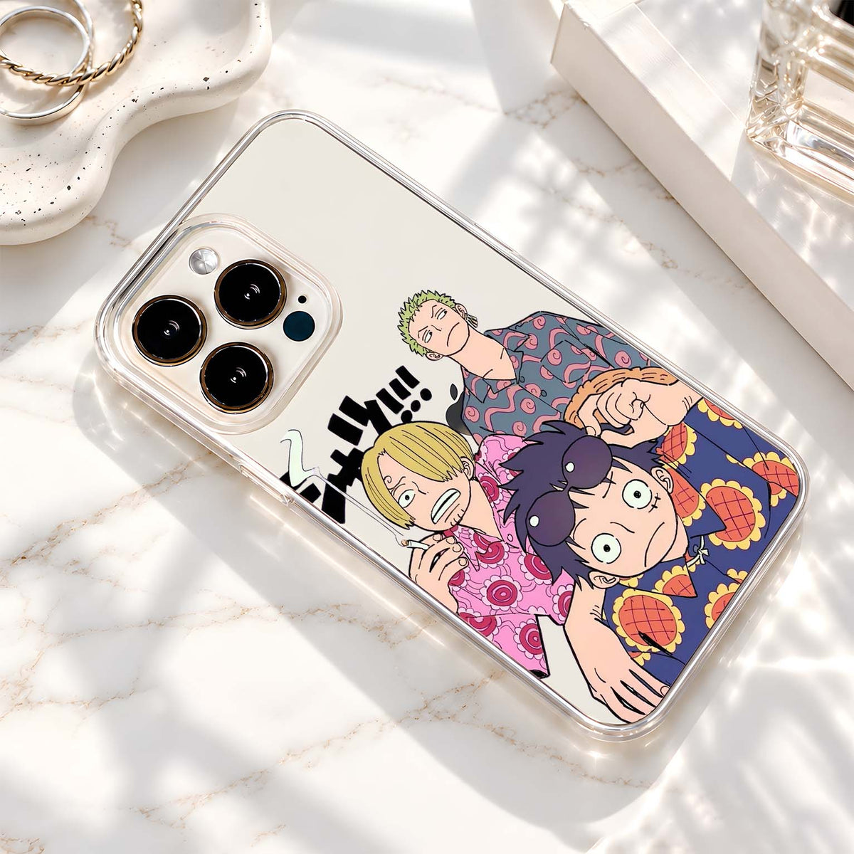 One Piece Trio Clear Silicon Cover