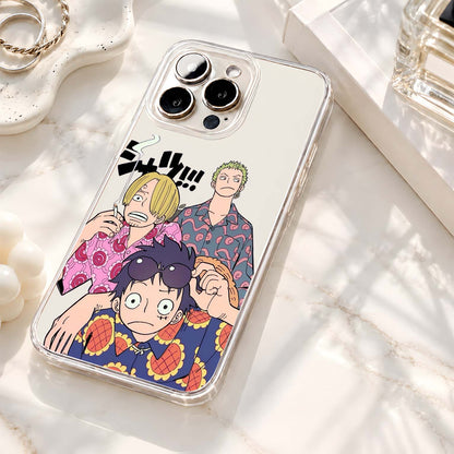 One Piece Trio Clear Silicon Cover