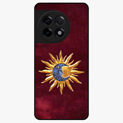 Celestial Unity Charm Glass Case for 1+11R symbolic front view featuring harmonious celestial artwork