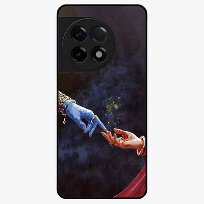 Divine Touch Eternal Glass Case for 1+11R graceful front view featuring timeless spiritual artwork