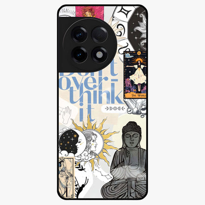 Ethereal Thoughts Glass Case for 1+11R dreamy front view featuring abstract artistic artwork with soft tones