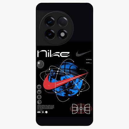 Gravity Sports Fusion Glass Case for 1+11R dynamic front view featuring bold sports inspired fusion artwork