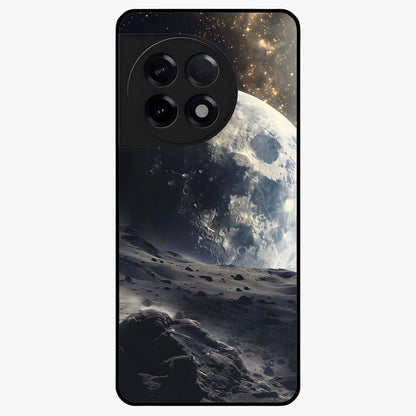Lunar Horizon Glow Glass Case for 1+11R serene front view featuring moonlit horizon artwork