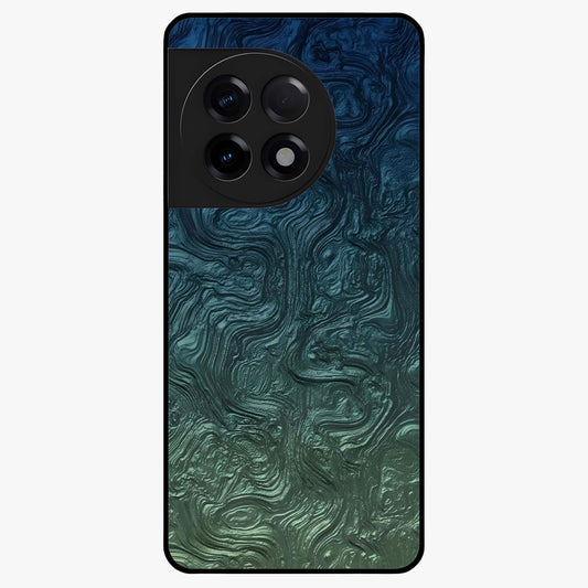 Marble Dream Blur Glass Case for 1+11R elegant front view featuring soft marble texture with dreamy blur effect