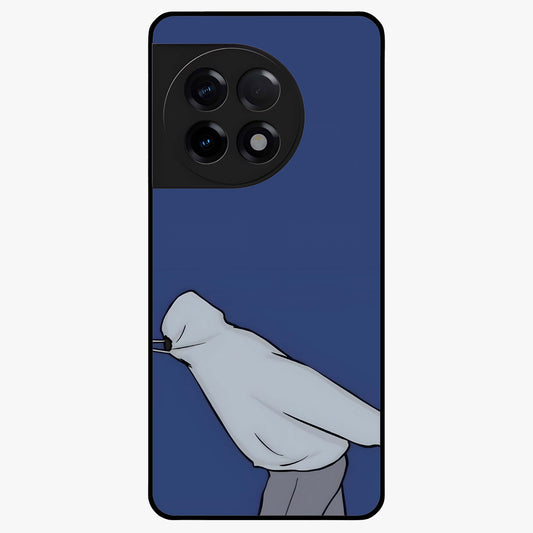 Quiet Painful Love Glass Case for 1+11R emotional front view featuring expressive romantic artwork