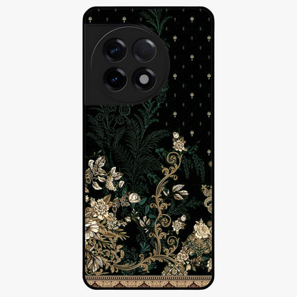 Regal Botanical Tapestry Glass Case for 1+11R luxurious front view featuring intricate botanical tapestry artwork