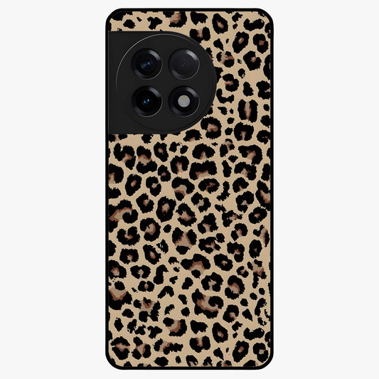 Savage Chic Pattern Glass Case for 1+11R stylish front view featuring bold patterned artwork with edgy vibe