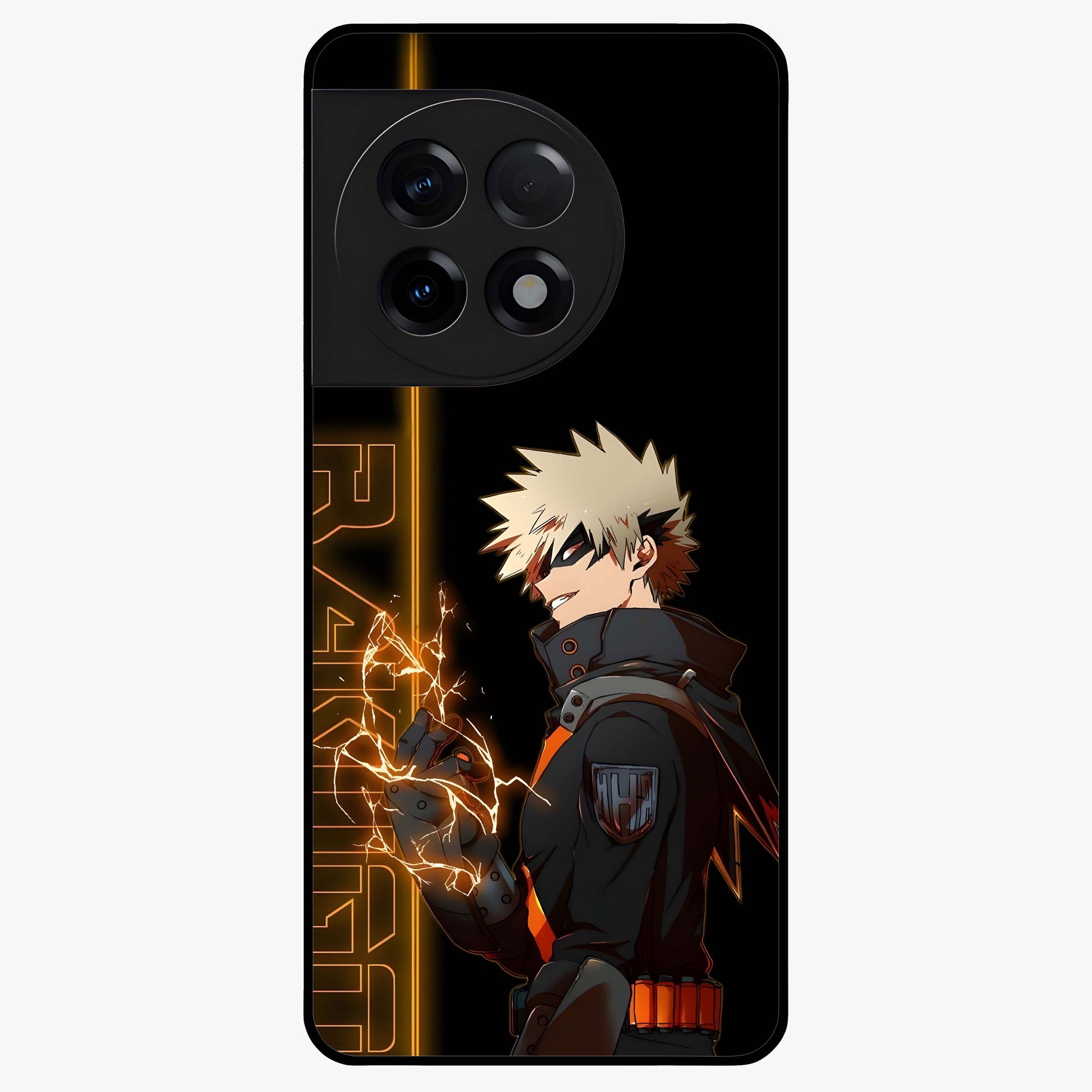 Silent Gang Authority Glass Case for 1+11R bold front view featuring powerful street inspired artwork