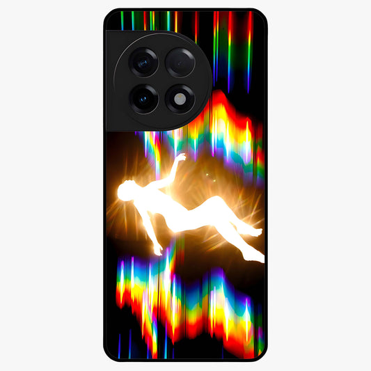 Soul in Spectrum Glass Case for 1+11R artistic front view featuring colorful spectrum inspired artwork