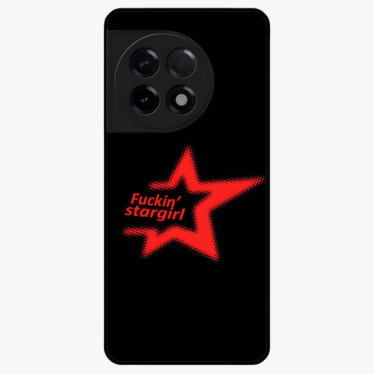 Starboy and Stargirl Energy Glass Case for 1+11R artistic front view featuring celestial couple inspired artwork